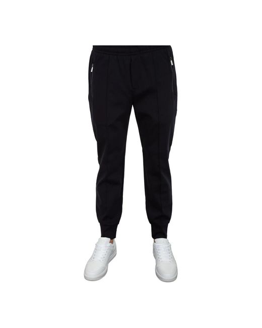 Emporio Armani Black Slim-Fit Trousers for men