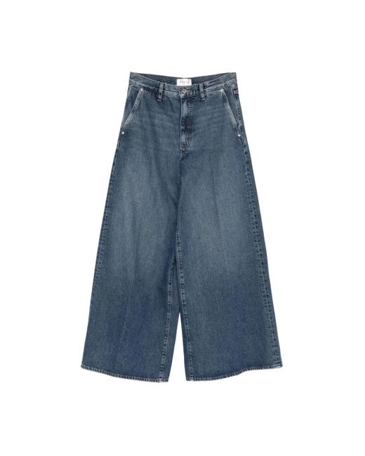 FRAME Wide Jeans in het Blue