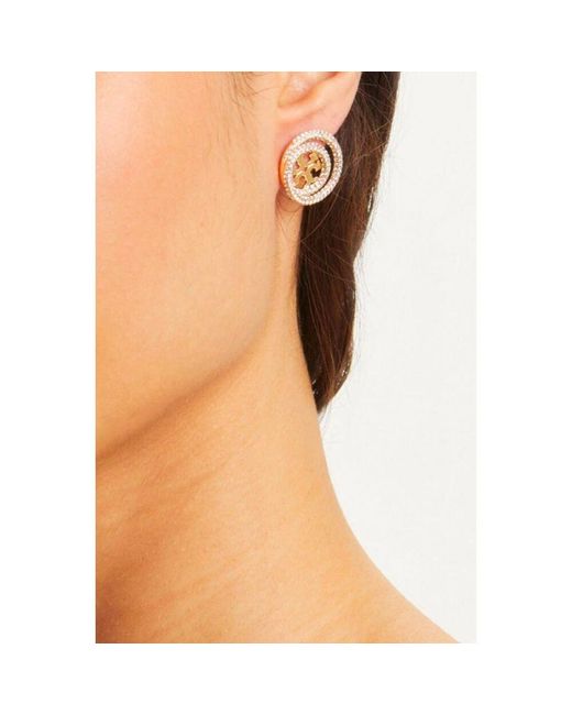 Earrings di Tory Burch in Metallic