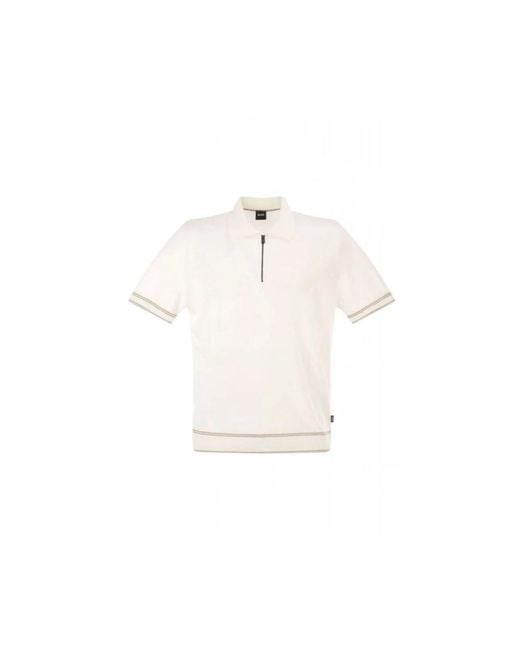 HUGO White Polo Shirts for men