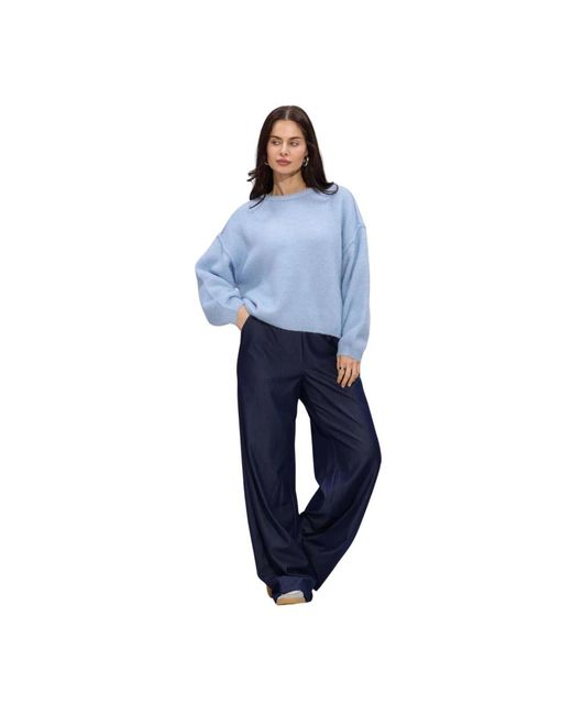 Another Label Blue Roxane Strickpulli