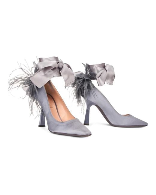 Alberta Ferretti Metallic Pumps