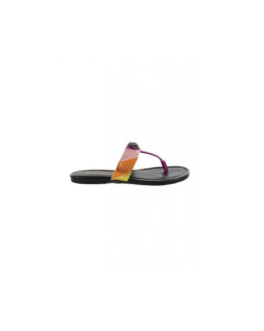 Kurt Geiger Blue Flip Flops
