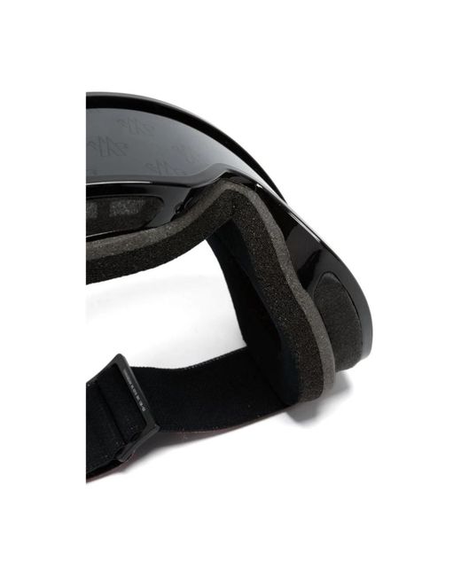 Moncler Black Schwarze ski goggles stilvolles modell