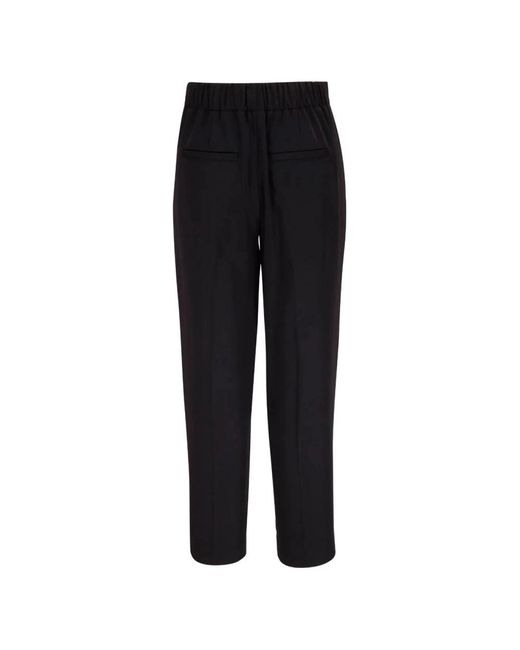 Vince Black Straight Trousers