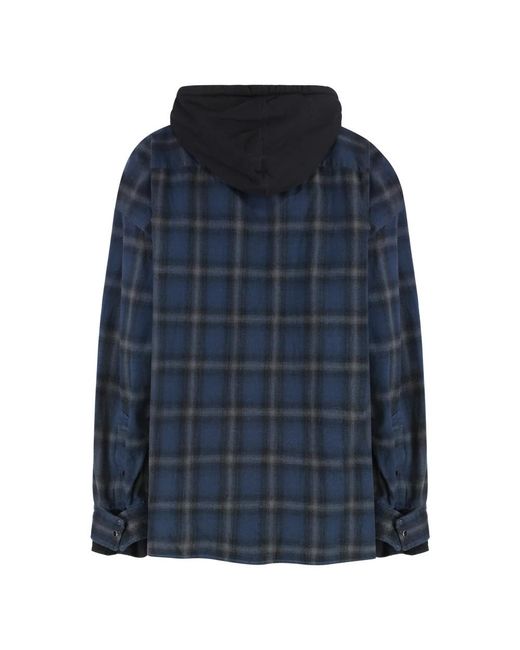 Maison Mihara Yasuhiro Blue Casual Shirts for men
