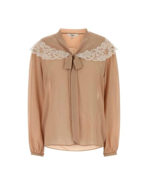 Blouses Chloé de color Natural