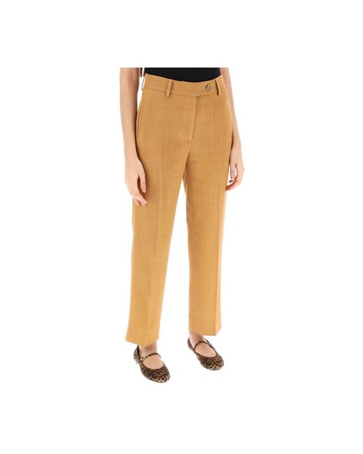 Trousers > cropped trousers Blazé Milano en coloris Natural