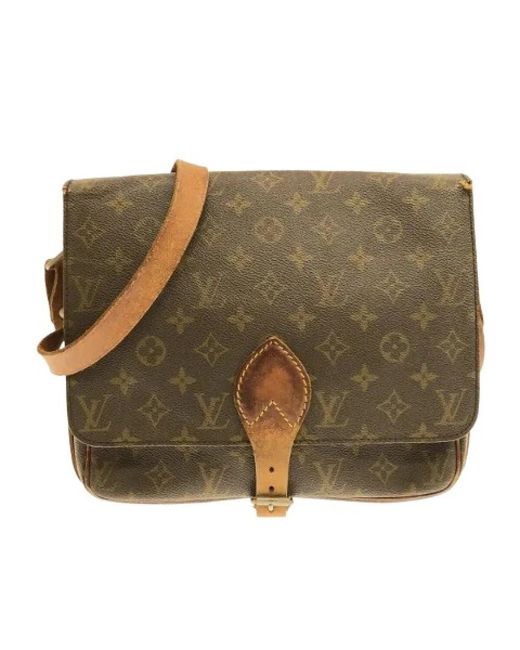 Louis Vuitton Gebrauchtes Polyester Louis-Vuitton-Taschen in Grün | Lyst DE