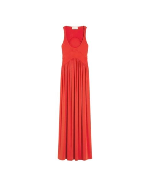 Sportmax Red Maxi Dresses