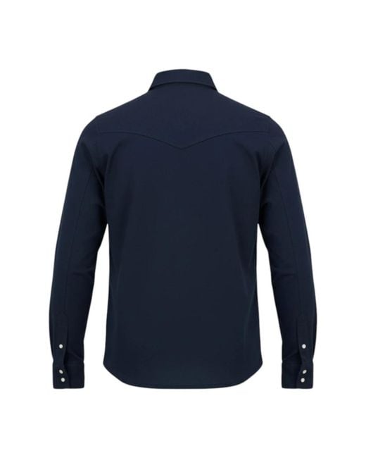 Bl'ker Blue Casual Shirts for men