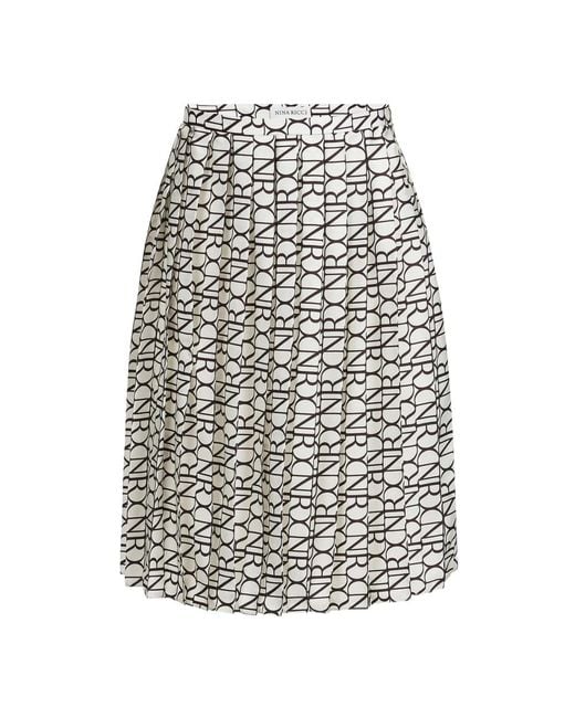 Short Skirts Nina Ricci en coloris White