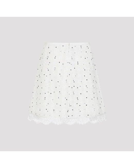 Giambattista Valli White Short Skirts