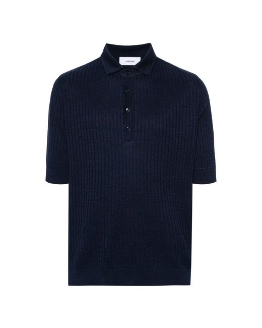 Lardini Blue Polo Shirts for men