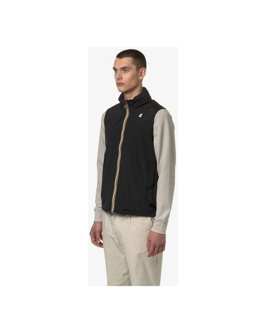 Vests K-Way de hombre de color Black