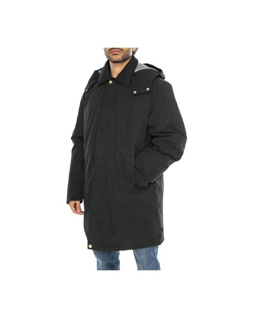 Edwin Hooded Parka in het Black voor heren