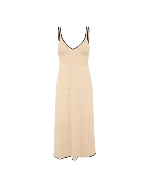 Soaked In Luxury Natural Midi Dresses