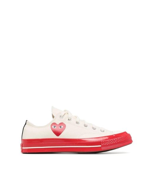 COMME DES GARÇONS PLAY Red Heart Logo Sneakers for men