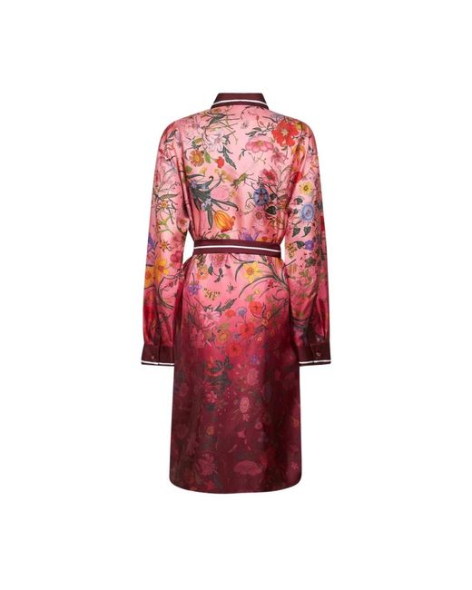 Gucci Red Shirt Dresses