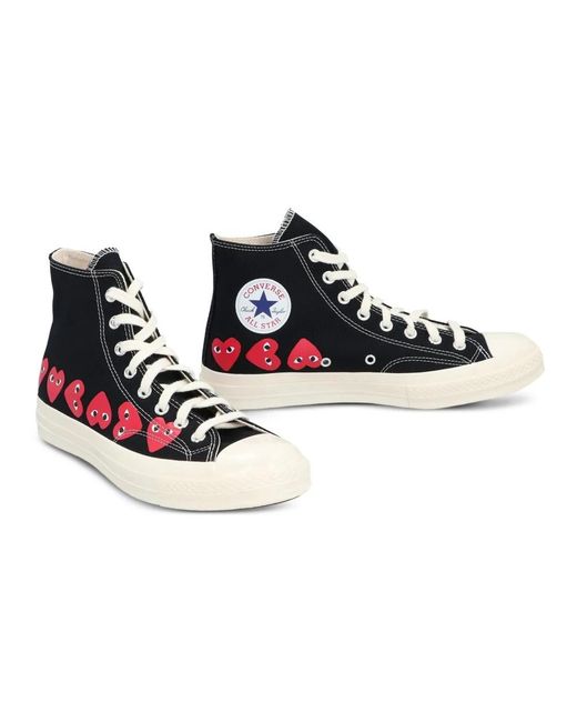 COMME DES GARÇONS PLAY Black Sneakers for men
