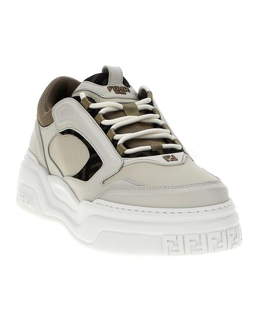 Fendi Gray Sneakers for men