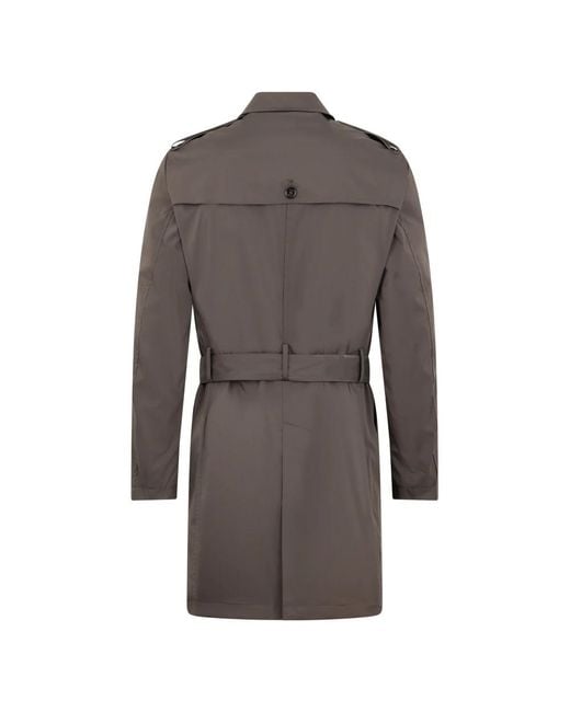 Moorer Brown Trench Coats for men