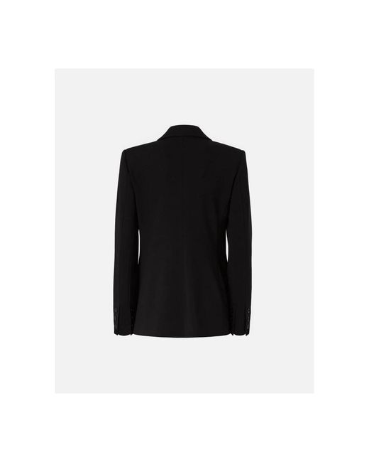 Pinko Jassen ,Zwart ,Leer Stijlvolle Jas Voor Elke Gelegenheid in het Black