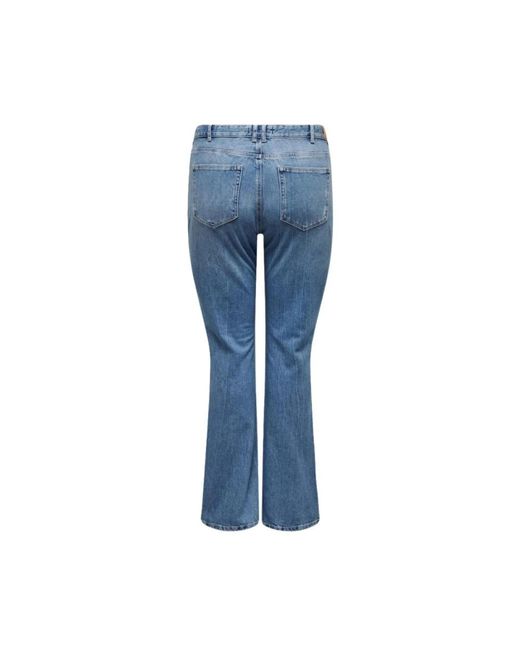 Only Carmakoma Blue Boot-Cut Jeans