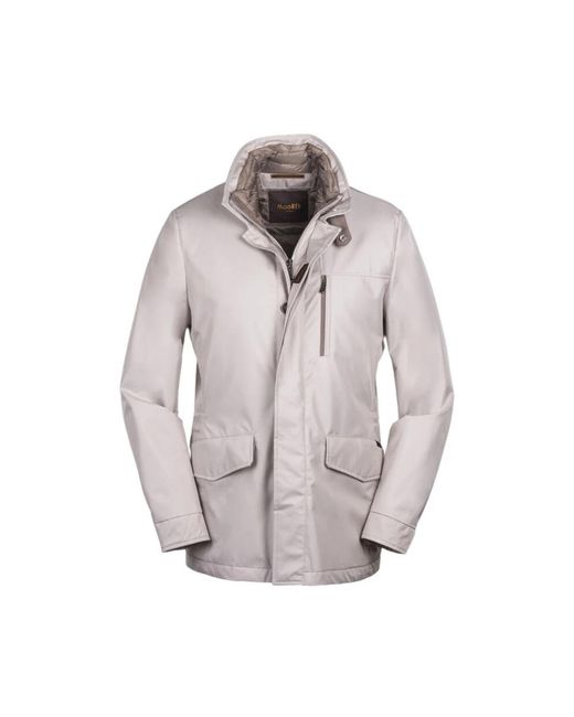 Moorer Gray Light Jackets for men