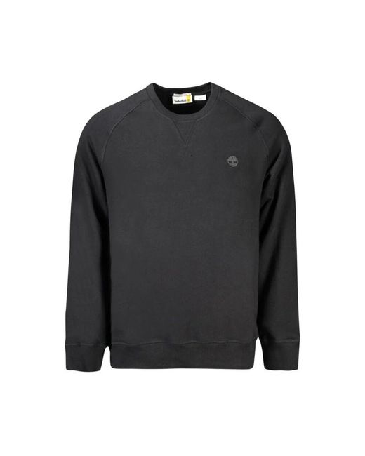 Timberland Schwarzer baumwollpullover in Black für Herren