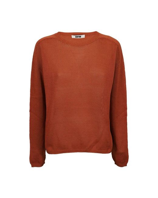 Grifoni Kupferfarbenes Mesh Box Top in Brown für Herren