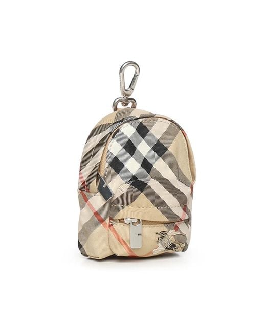 Burberry Metallic Keyrings for men