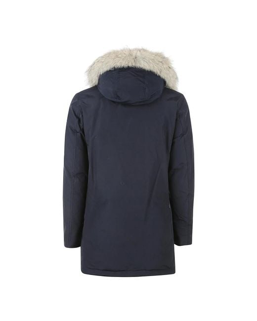 Woolrich Blauer arctic parka klassischer tel in Blue für Herren