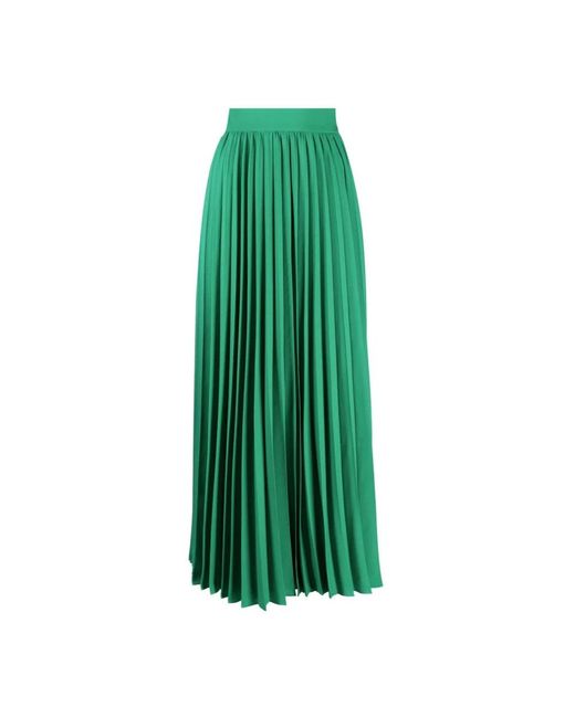 P.A.R.O.S.H. Green Midi Skirts