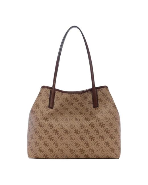 Guess Brown Shopping Bags