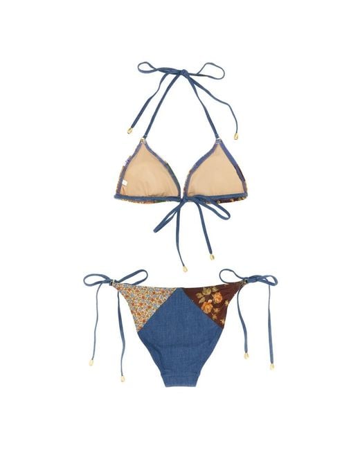 Zimmermann Blue Bikinis