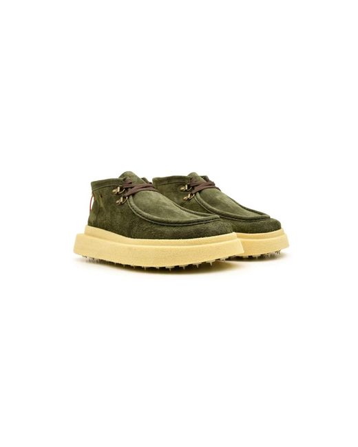 Barracuda Yellow Lace-Up Boots for men