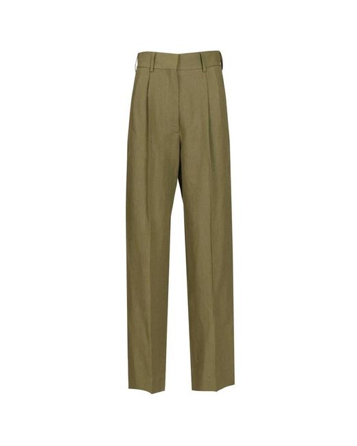 Blazé Milano Green Straight Trousers