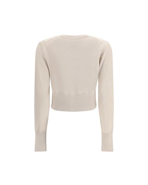 Vivienne Westwood Bea Crop Cardigan in het Natural