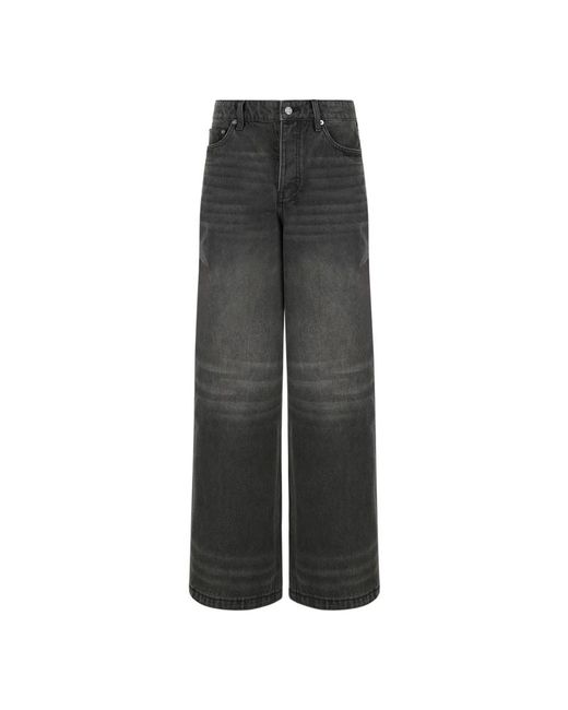 Ksubi Gray Wide Jeans for men