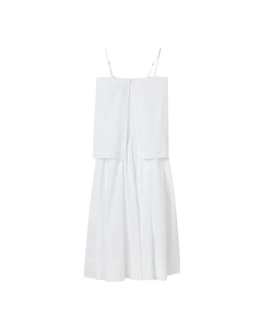 Dagmar Cotton Strap Dress in het White