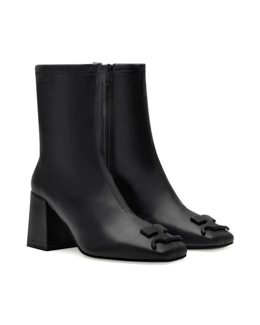 Courreges Black Heeled Boots