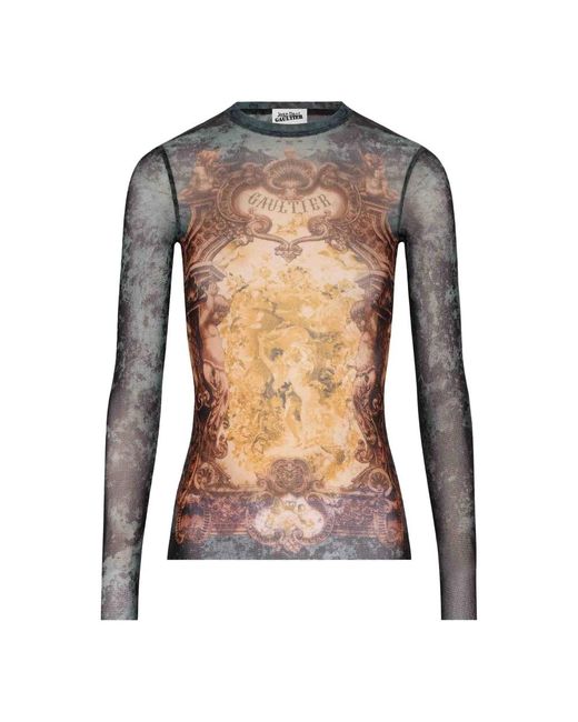 Jean Paul Gaultier Gray Long Sleeve Tops
