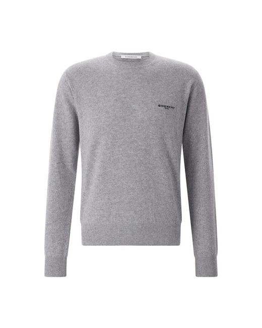 Givenchy Rundhals-Strickware in Gray für Herren
