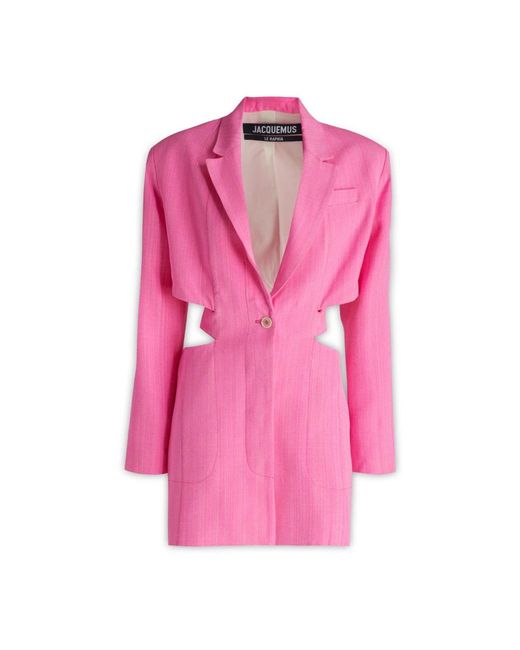 Jacquemus Pink Short Dresses