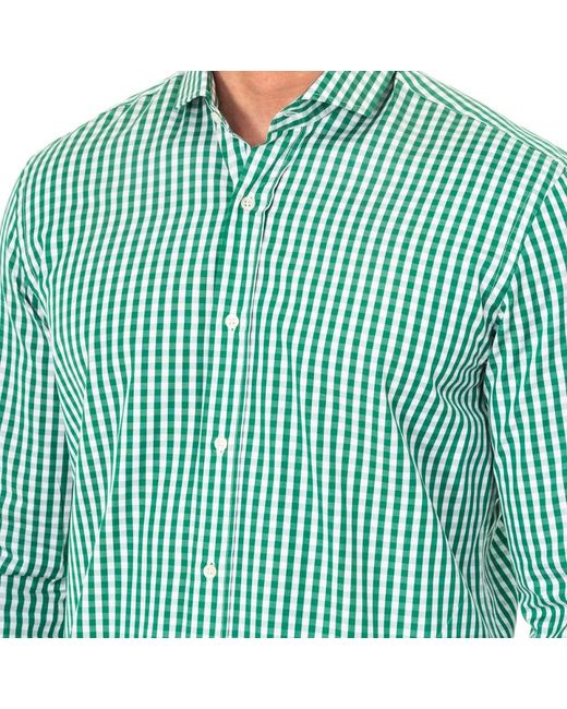 La Martina Blue Casual Shirts for men