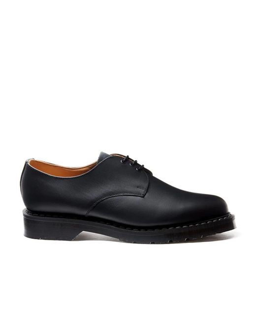 Solovair Black Laced Shoes for men