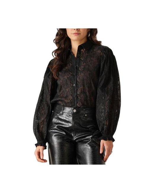 Ydence Veelzijdige Zwarte Blouse Maura in het Black