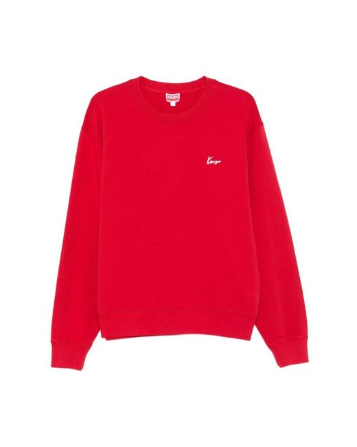 KENZO Hoodies & Sweatvesten ,Rood ,Stijlvolle Sweaters Collectie in het Red voor heren