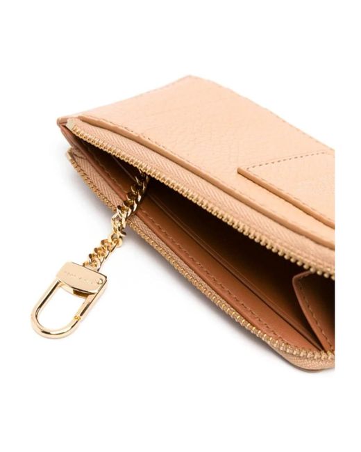 Marc Jacobs Pink Leder geldbörse mit reißverschluss